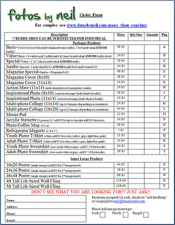 order form